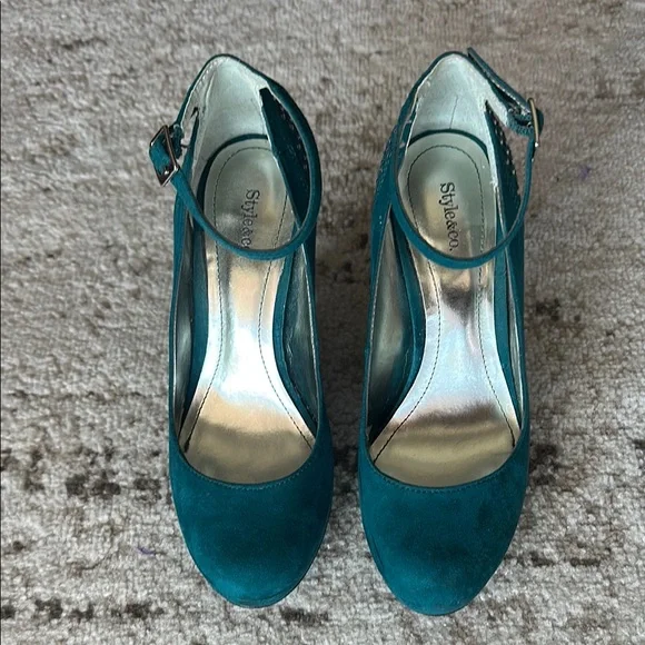 Style Shoes Style Co Blue Inches Heels Classic Pump